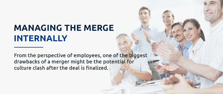 Ways to manage merging a business internally pull out quote.